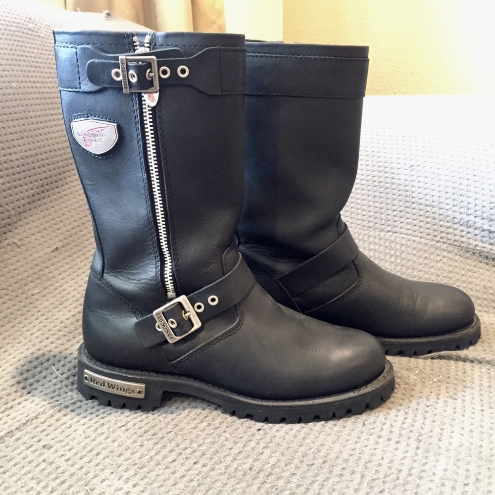 SOLD! Red Wing Motorcycle Boots